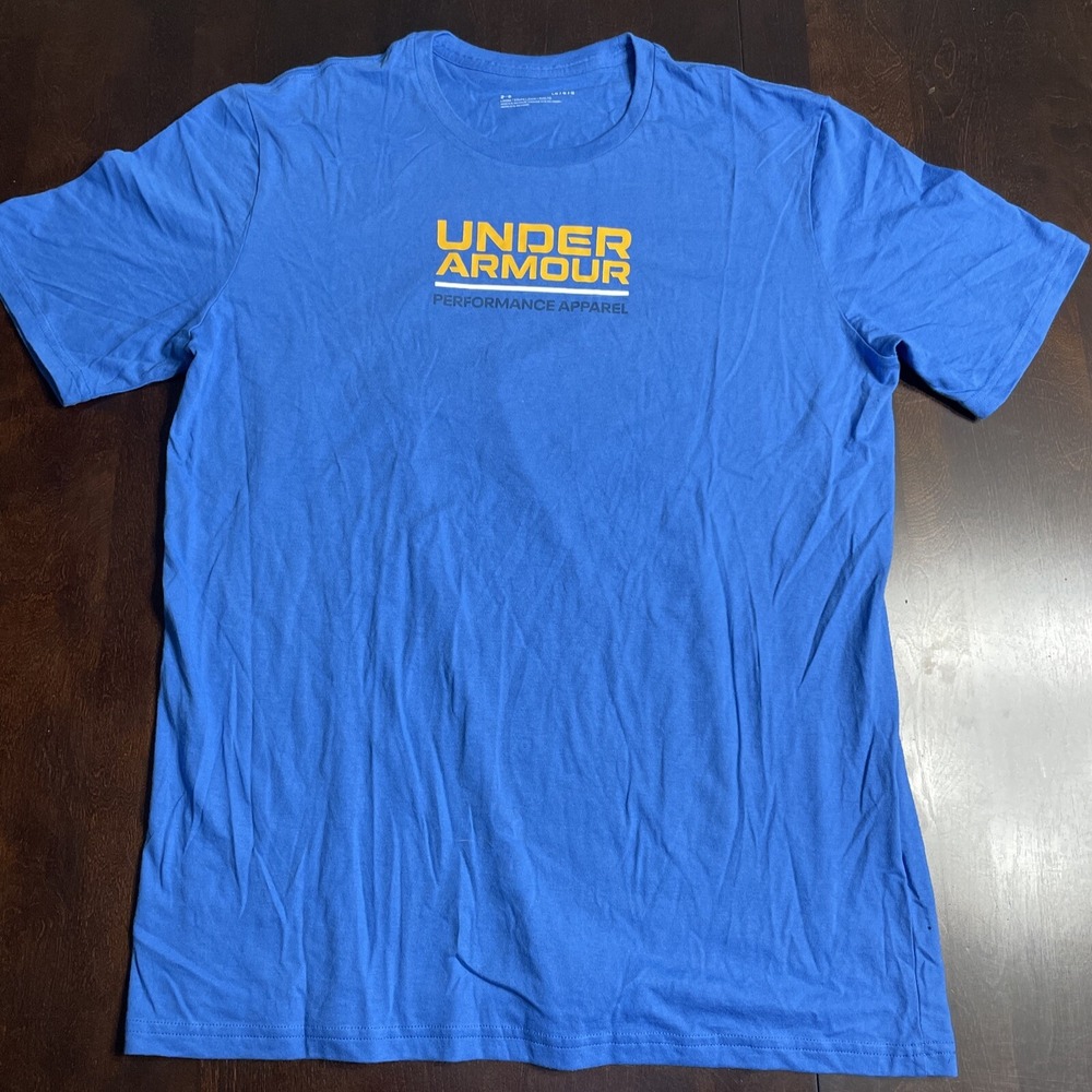 Under armour Shirt, Men's Size L Blue, Loose, Performance Apparel